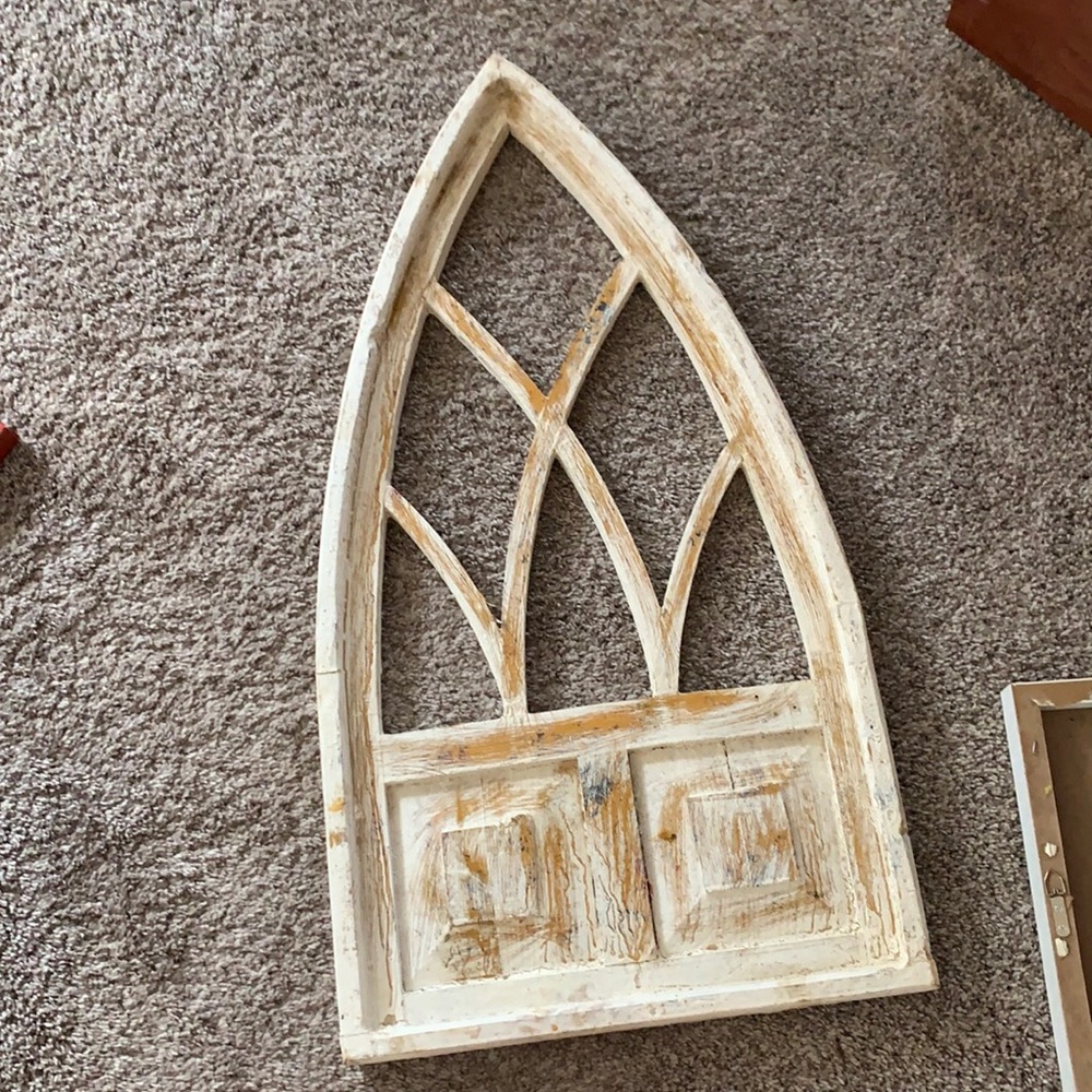 Wooden window frame